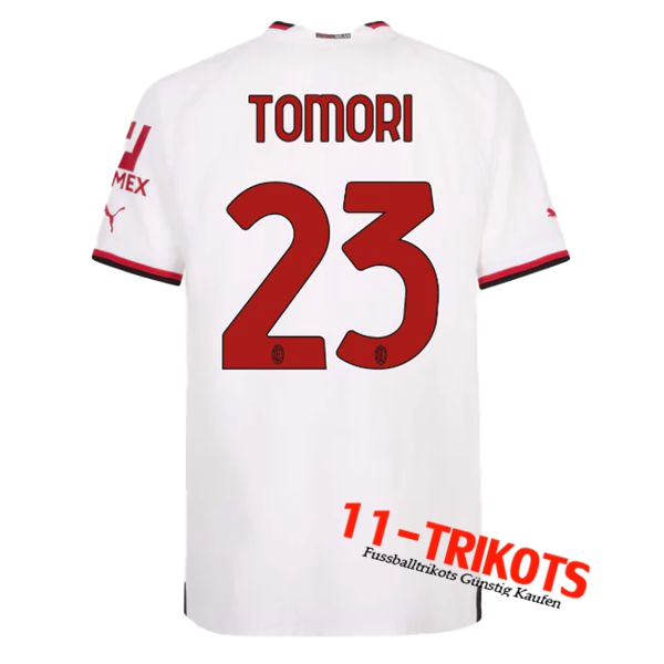 AC Milan (TOMORI #23) 2022/23 Auswärtstrikot