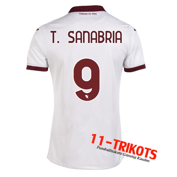 Torino (T. SANABRIA #9) 2022/23 Auswärtstrikot