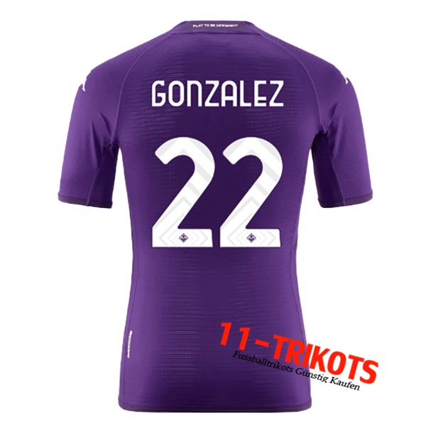 ACF Fiorentina (GONZALEZ #22) 2022/23 Heimtrikot