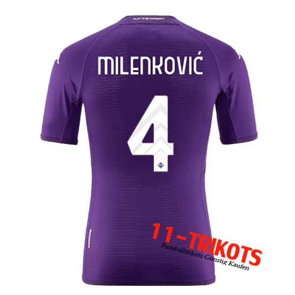 ACF Fiorentina (MILENKOVIĆ #4) 2022/23 Heimtrikot