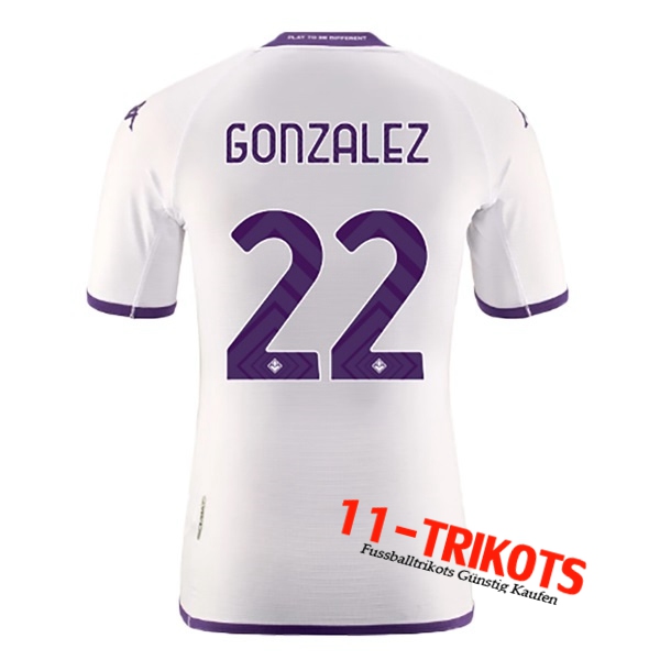ACF Fiorentina (GONZALEZ #22) 2022/23 Auswärtstrikot