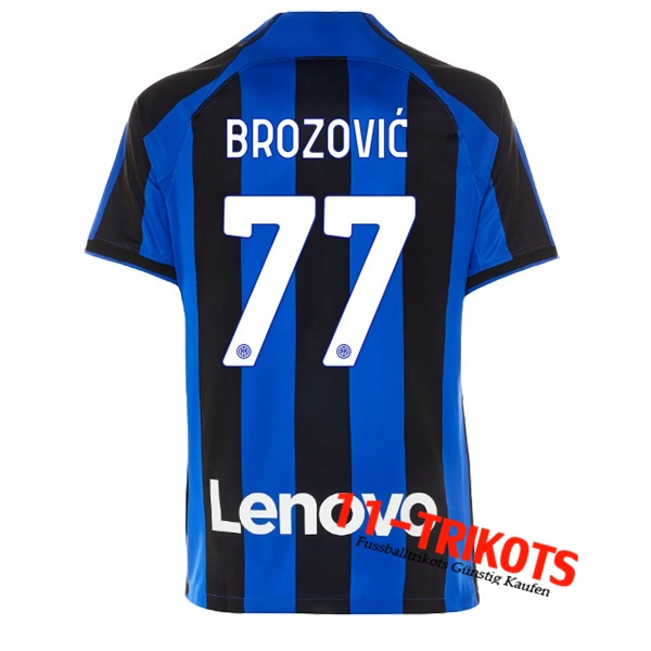 Inter Milan (BROZOVIĆ #77) 2022/23 Heimtrikot