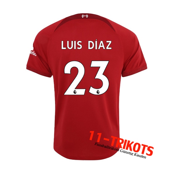 Liverpool (LUIS DIAZ #23) 2022/23 Heimtrikot