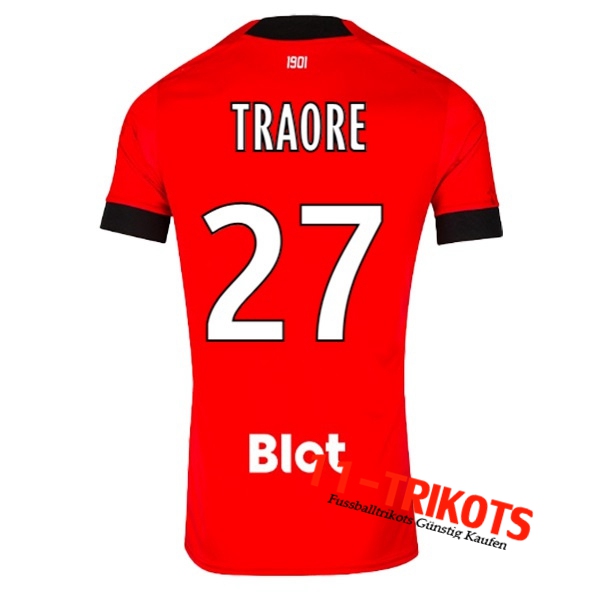 Stade Rennais (TRAORE #27) 2022/23 Heimtrikot