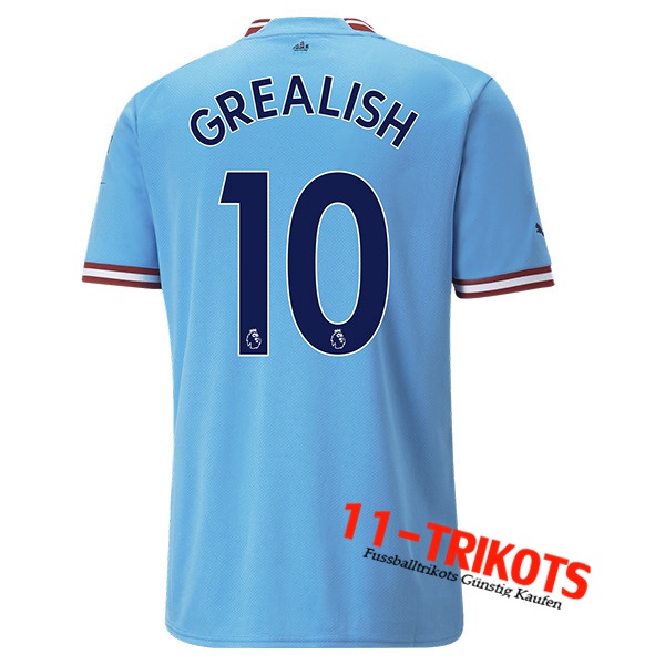 Manchester City (GREALISH #10) 2022/23 Heimtrikot