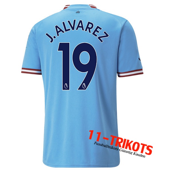 Manchester City (J.ALVAREZ #19) 2022/23 Heimtrikot