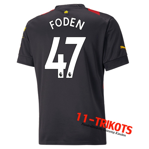 Manchester City (FODEN #47) 2022/23 Auswärtstrikot