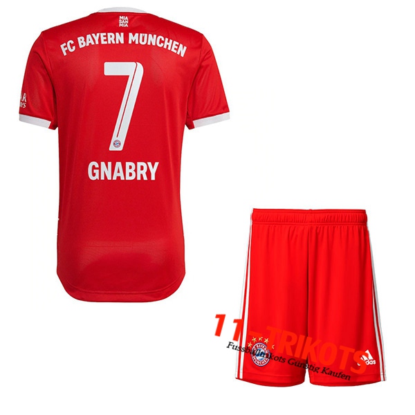 Bayern München (GNABRY #7) Kinder Heimtrikot 2022/23