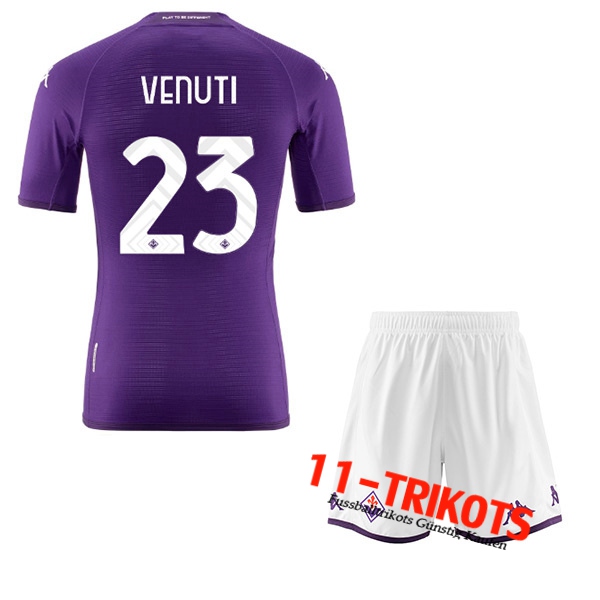 ACF Fiorentina (VENUTI #23) Kinder Heimtrikot 2022/23