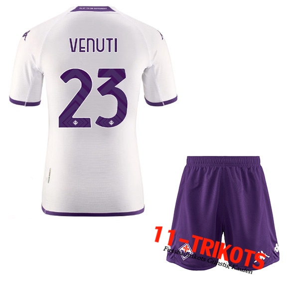 ACF Fiorentina (VENUTI #23) Kinder Auswärtstrikot 2022/23