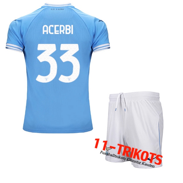 SS Lazio (ACERBI #33) Kinder Heimtrikot 2022/23