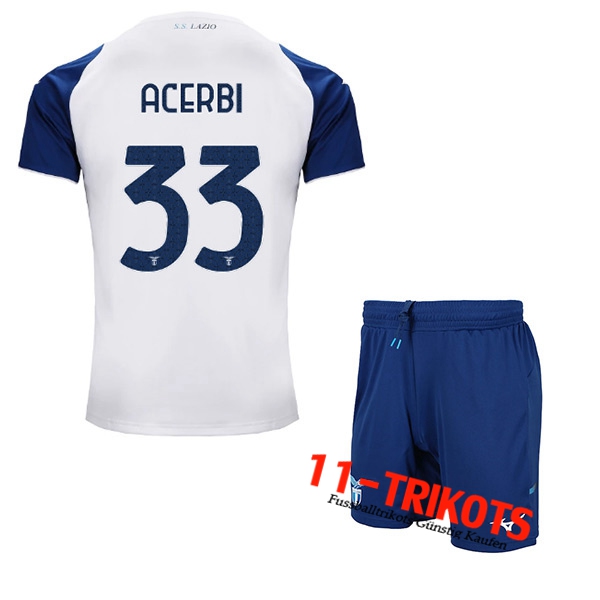 SS Lazio (ACERBI #33) Kinder Third Trikot 2022/23