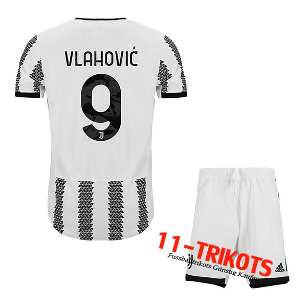 Juventus (VLAHOVIĆ #9) Kinder Heimtrikot 2022/23