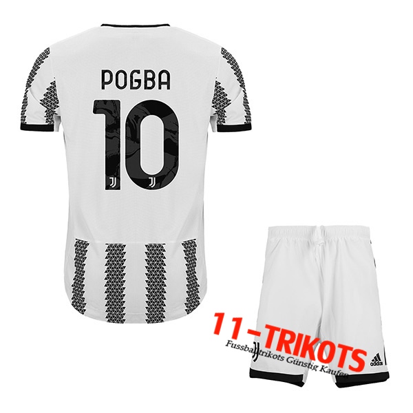 Juventus (POGBA #10) Kinder Heimtrikot 2022/23