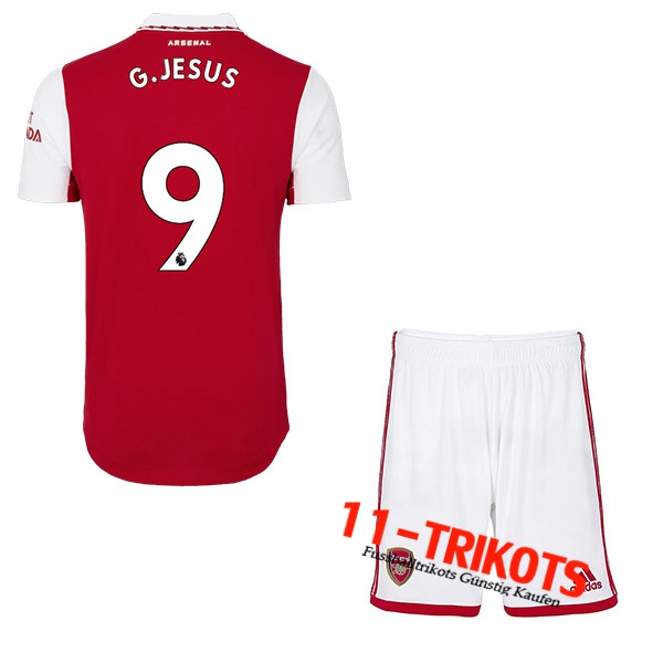 Arsenal (G.JESUS #9) Kinder Heimtrikot 2022/23