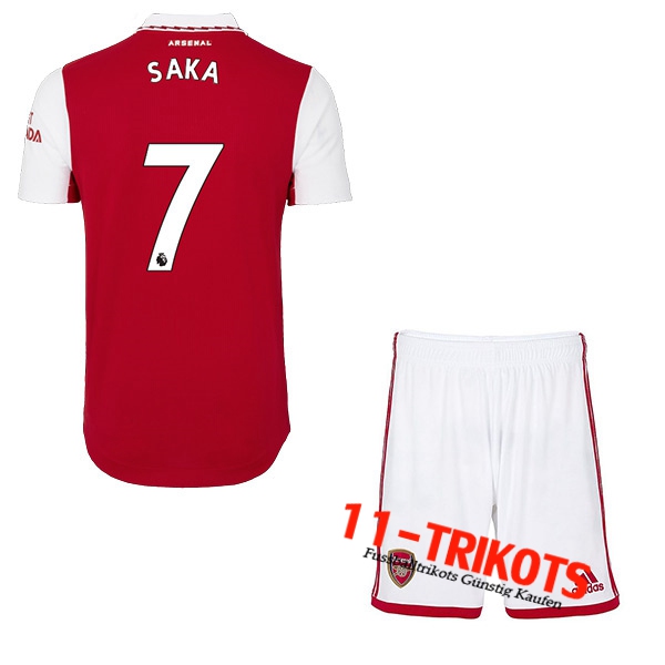Arsenal (SAKA #7) Kinder Heimtrikot 2022/23