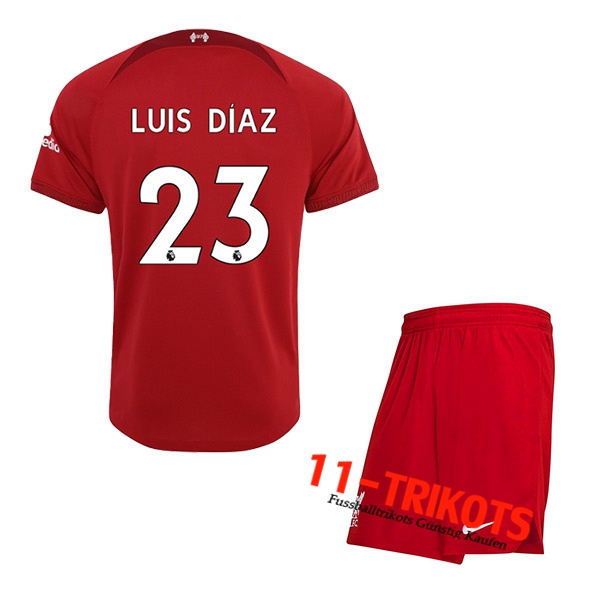 Liverpool (LUIS DIAZ #23) Kinder Heimtrikot 2022/23