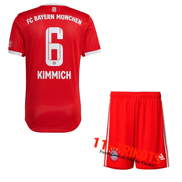 Bayern München (KIMMICH #6) Kinder Heimtrikot 2022/23