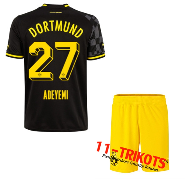 Dortmund BVB (ADEYEMI #27) Kinder Auswärtstrikot 2022/23