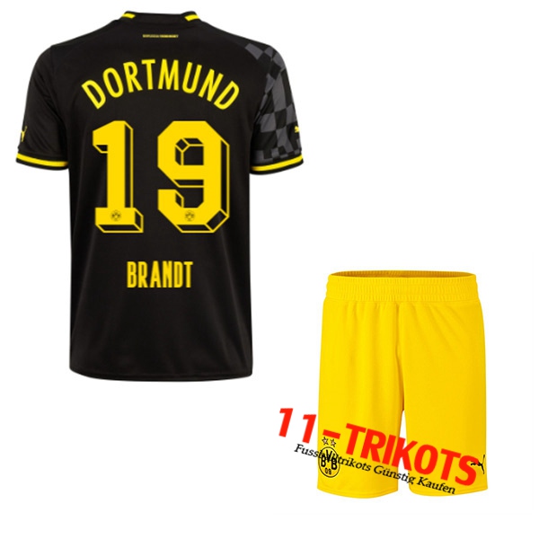 Dortmund BVB (BRANDT #19) Kinder Auswärtstrikot 2022/23