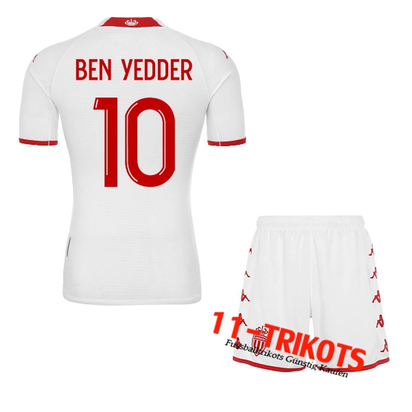 AS Monaco (BEN YEDDER #10) Kinder Heimtrikot 2022/23