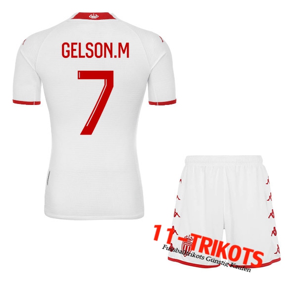 AS Monaco (GELSON.M #7) Kinder Heimtrikot 2022/23