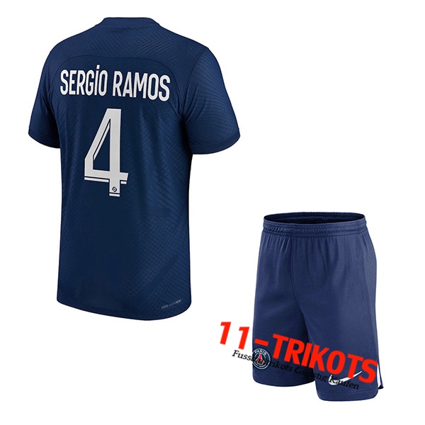 PSG (SERGIO RAMOS #4) Kinder Heimtrikot 2022/23