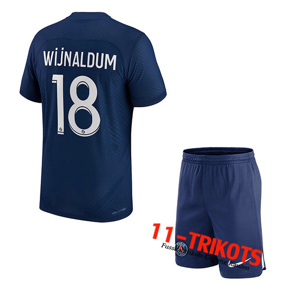 PSG (WIJNALDUM #18) Kinder Heimtrikot 2022/23