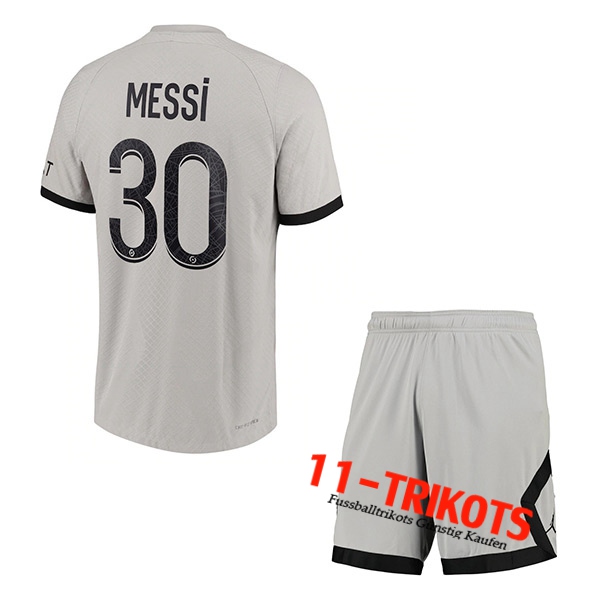 PSG (MESSI #30) Kinder Auswärtstrikot 2022/23