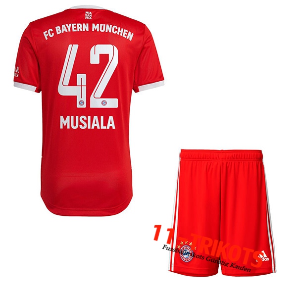 Bayern München (MUSIALA #42) Kinder Heimtrikot 2022/23