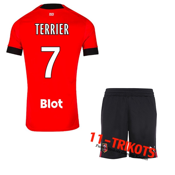 Stade Rennais (TERRIEER #7) Kinder Heimtrikot 2022/23