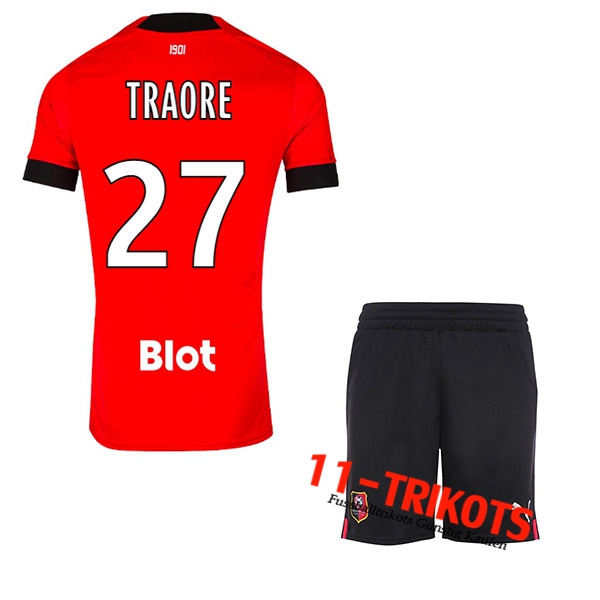 Stade Rennais (TRAORE #27) Kinder Heimtrikot 2022/23