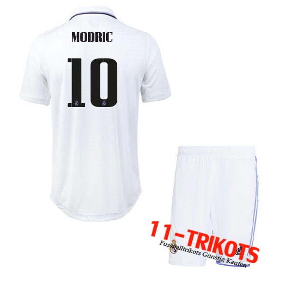 Real Madrid (MODRIC #10) Kinder Heimtrikot 2022/23