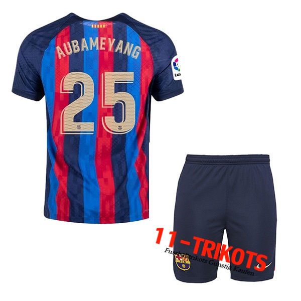 FC Barcelona (AUBAMEYANG #25) Kinder Heimtrikot 2022/23