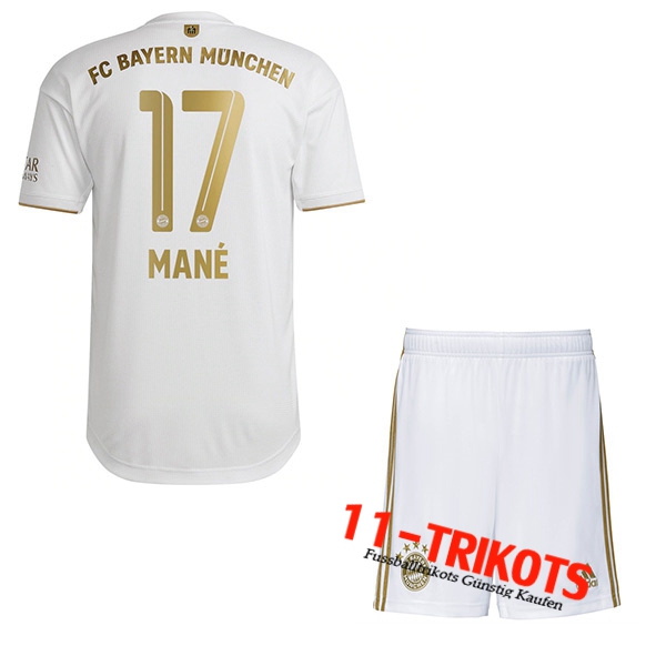 Bayern München (MANÉ #17) Kinder Auswärtstrikot 2022/23