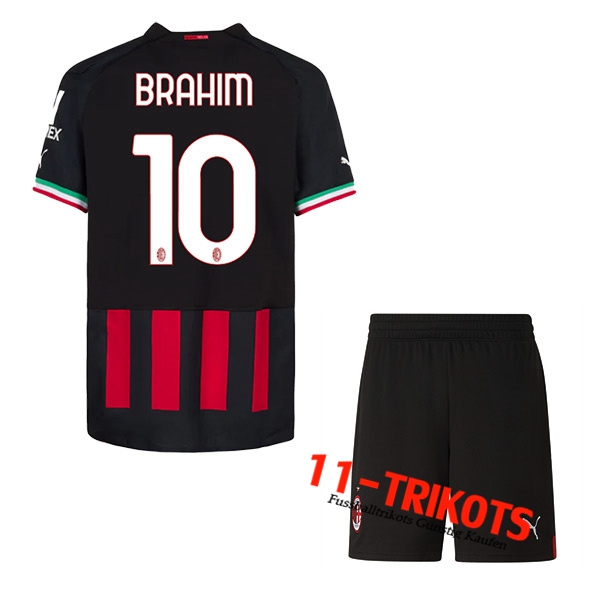 AC Milan (BRAHIM #10) Kinder Heimtrikot 2022/23