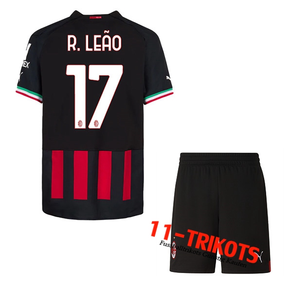 AC Milan (R. LEÃO #17) Kinder Heimtrikot 2022/23