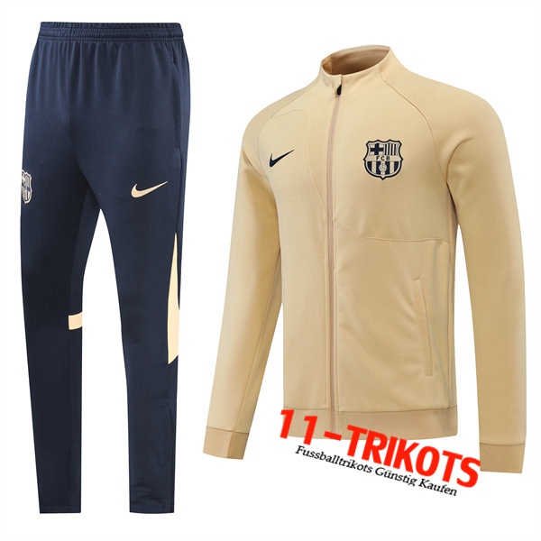 FC Barcelona Trainingsanzug (Jacke) Gelb 2022/2023