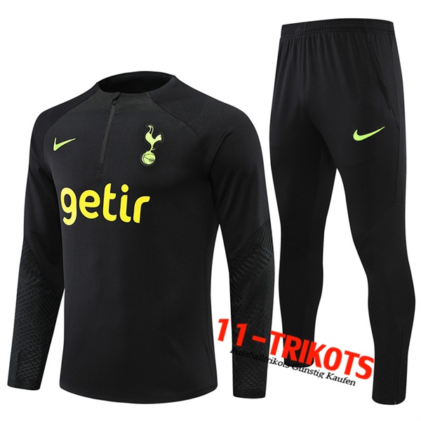 Tottenham Hotspurs Trainingsanzug Schwarz 2022/2023