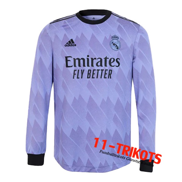 Neues Real Madrid Auswärtstrikot Langarms 2022/2023