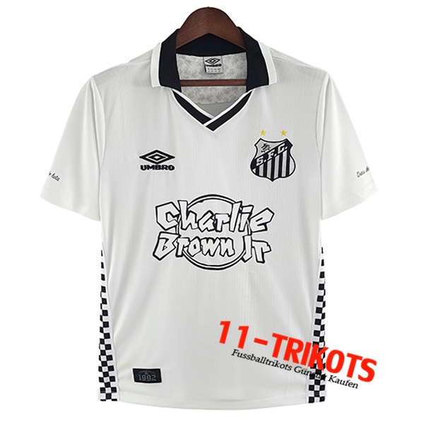 Neues Santos Fussball Trikots Weiß 2022/2023