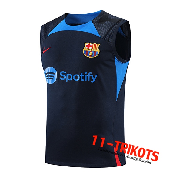 FC Barcelona Trainings-Tanktop Blau Marin 2022/2023