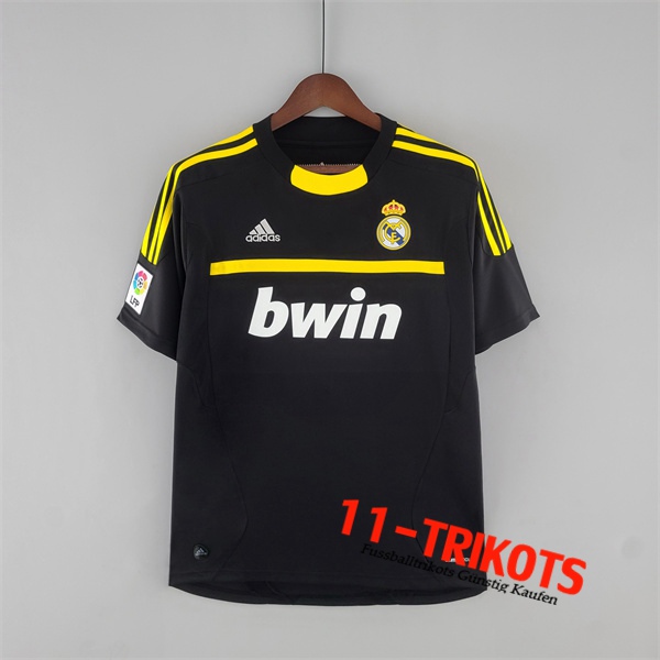 Real Madrid Fussball Trikots Retro Torhuter Schwarz 2011/2012