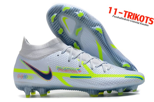 Nike Fussballschuhe Phantom GT2 Dynamic Fit Elite FG Weiß/Grün