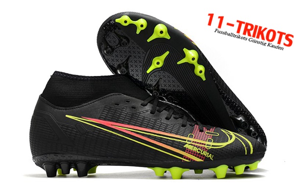 Nike Fussballschuhe Superfly 8 Academy AG Schwarz