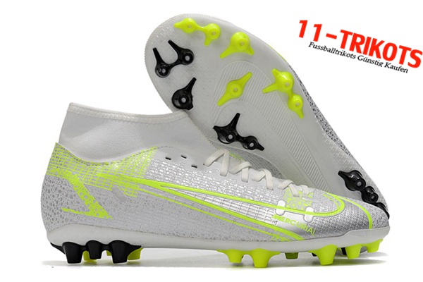 Nike Fussballschuhe Superfly 8 Academy AG Silber