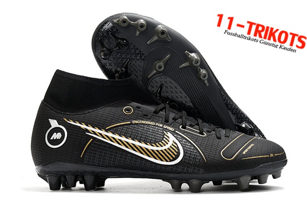 Nike Fussballschuhe Superfly 8 Academy AG Schwarz