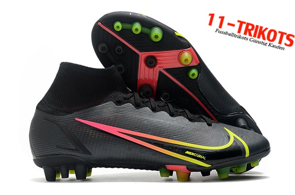 Nike Fussballschuhe Superfly 8 Pro AG Schwarz