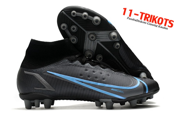 Nike Fussballschuhe Superfly 8 Pro AG Schwarz