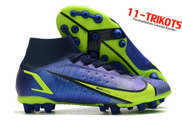 Nike Fussballschuhe Superfly 8 Pro AG Navy blau